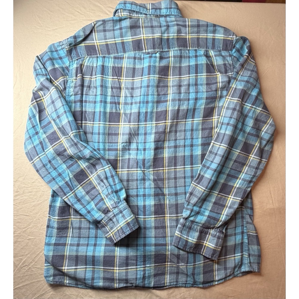 Mossimo Supply Co Mens Flannel Shirt XL Plaid Athletic Fit Long Sleeve - Picture 3 of 3